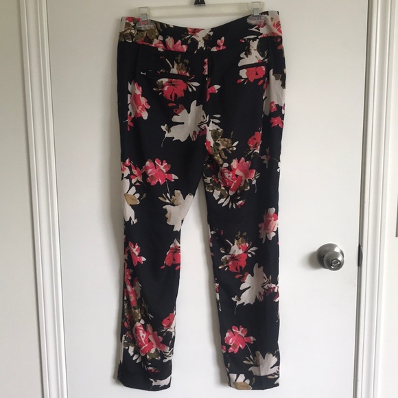 LOFT FLORAL WORK PANTS - Picture 5 of 6